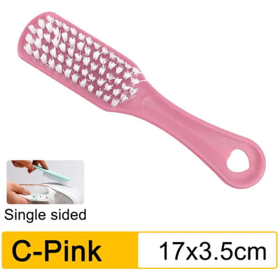 Ensemble de brosses de nettoyage double face en caoutchouc pour chaussures en daim, nubuck, anti-poussière, brosse en acier, plastique, caoutchouc, nettoyant pour bottes