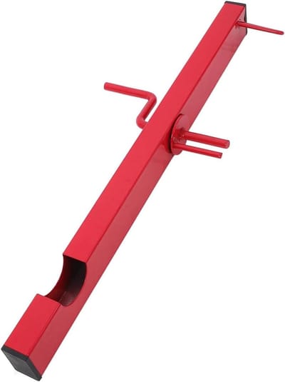 Riemwikkelaar Vrachtwagen - Lading Oproller - Vastzetten Lading - Tijdbesparend Ontwerp - 55 x 20.5 cm - Rood