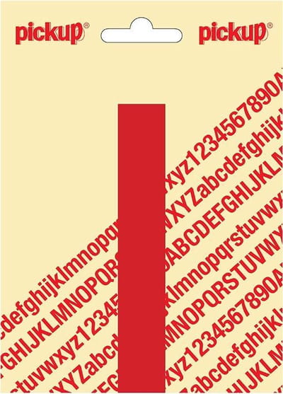 Pickup plakletter Nobel 120mm rood I - 31022120I