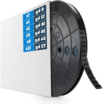 Verzwaringsrol Zelfklevend - Plakstrips Balanceren - Velgen Uitlijnen - Met Afscheurrand - 6 kg Rol - Zwart