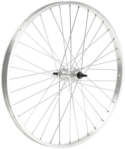 Mvtek R Viaggio 28´´ X 1.5/8 Aluminium Hub On Spheres Nut 5/16 Voorwiel Zilver 9 x 100 mm