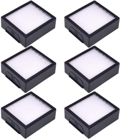 HEPA-filter - 6 stuks - Geschikt voor Combo for Roomba i3 i3+ i7 i7+ i4 i6 i6+i8 i8+/Plus E5 E6 E7 J7 - Geschikt voor iRobot Roomba Combo J7+ plus - robotstofzuiger HEPA-filters accessoirekit