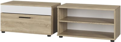 Vicco Berno Woonkamerkasten – 2 delen Sonoma/Wit