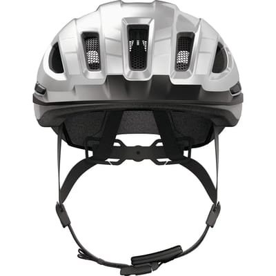 Fietshelm ABUS URBAN-I 4.0 signal silver L - 57-61 cm - zilver - Geschikt voor gebruik op elektrische fietsen - stadsfietsen - 290 g