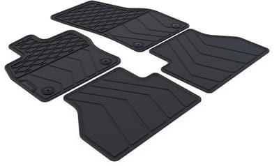 Rubber Automatten geschikt voor Volkswagen Caddy - 2020-heden - 4-delig - Uitvoering: 5-zits
