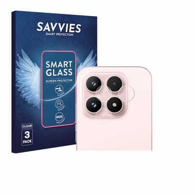 3 Stuks Savvies Screenprotector - geschikt voor Xiaomi 17 (ALLEEN Camera Lens) - beschermfolie glas transparant