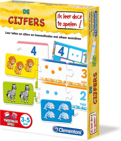 Clementoni - De Cijfers - Ik leer door te spelen - Educatief spel - Vanaf 3 jaar