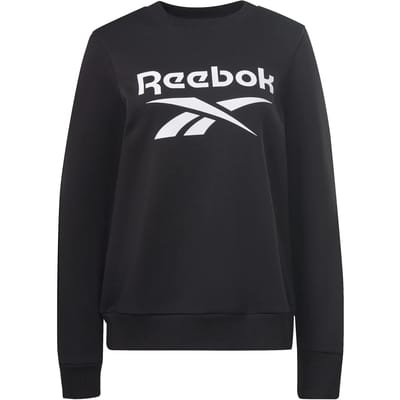 Dames fleece sweater met ronde hals Reebok Identity Big Logo