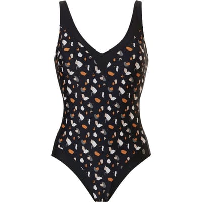 Pastunette Beach - Spots - Corrigerend Badpak - Zwart - Maat 40