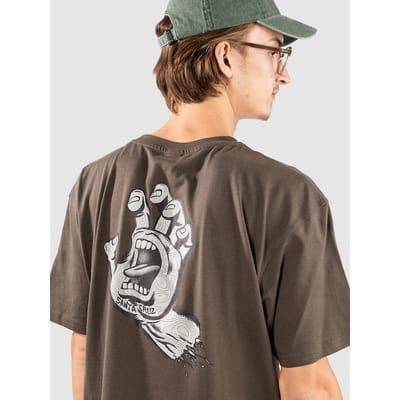 Santa Cruz Topo Hand T-Shirt zwart