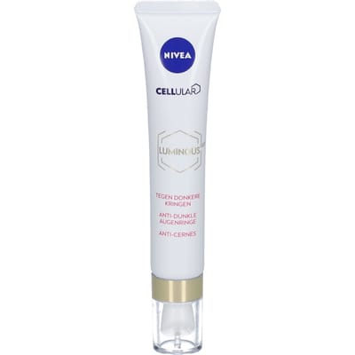 NIVEA CELLular LUMINOUS630 Oogcontourcrème - Oogcrème Donkere Kringen en Wallen en Anti rimpel - Alle huidtypen - Met hyaluronzuur en cafeïne - Eye Cream - 15 ml