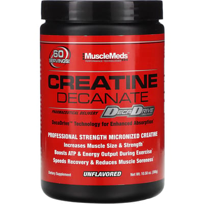 MuscleMeds, Creatine Decanate, Ongezoet, 10,58 oz (300 g)