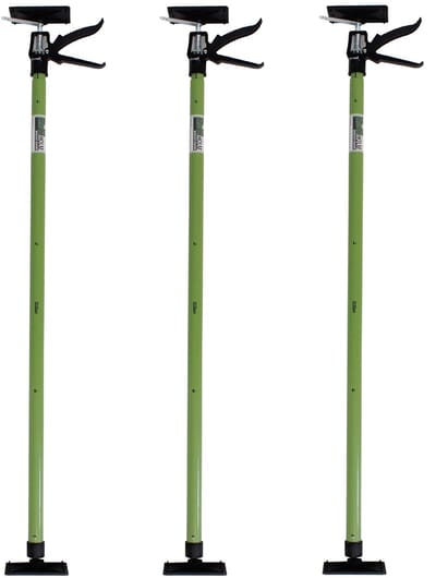 Plafondsteun - Telescopisch Verstelbaar tot 290 cm - Eenhandbediening - Montagesteun - Gemonteerd - Set van 3
