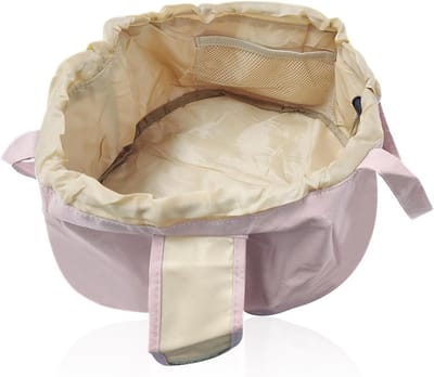Cosmetic Bag met Trekkoord voor Reizen, Geschikt voor Gezinnen, Draagbare Make-up Tas in Paars met Modern Ontwerp, Ideaal voor Outdoor Activiteiten
