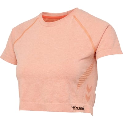 Vrouwen kort naadloos T-shirt Hummel CI