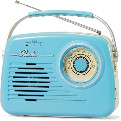 1965, Kofferradio, Voeding Of Batterij, Blauw