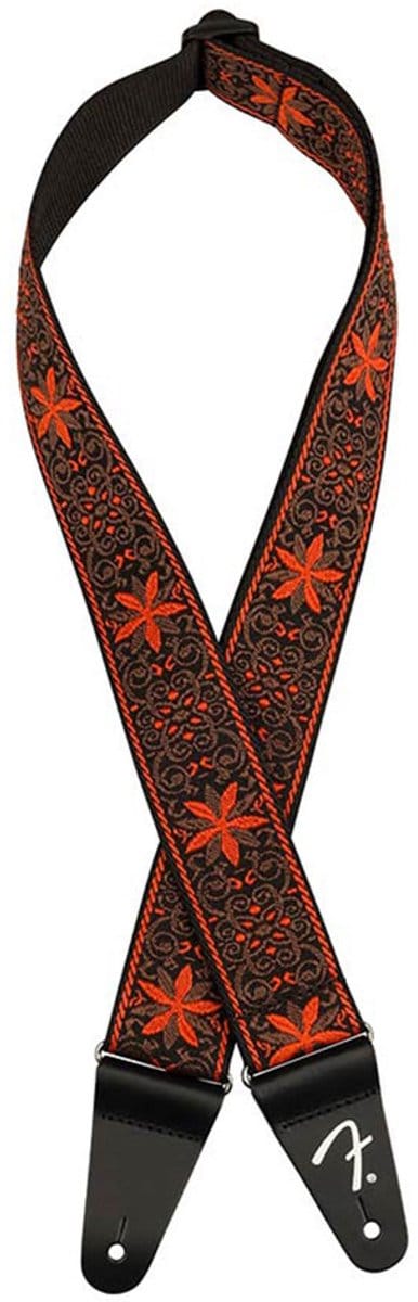 Fender Pasadena Geweven Gitaarband Orange Wallflower 0990638028