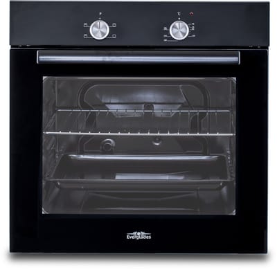 Everglades EVBI4600 - Inbouwoven Zwart - Zwart Glas - 62 Liter - 4 Oven Standen - A Klasse - 5 Jaar Garantie