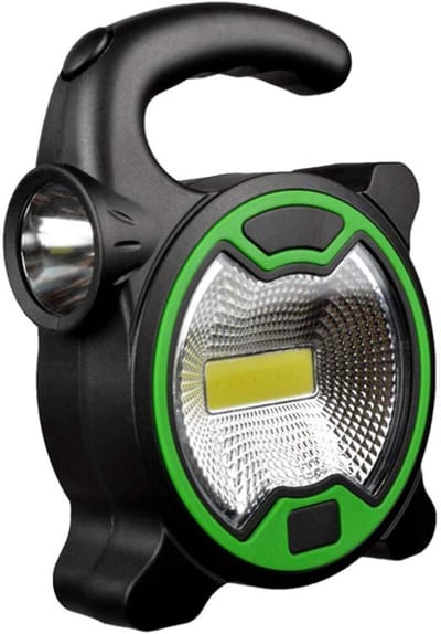 carmdering - LED Draagbare Spotlamp - Handheld Zoeklicht - Mini Lantaarn - Ultra-Helder Licht - Ergonomisch Ontwerp - Kunststof - Lichtgewicht - Veelzijdig Gebruik - 1 Stuks