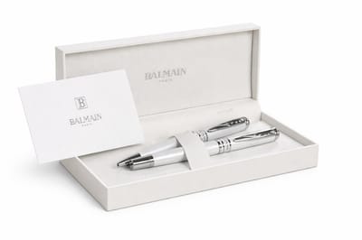 Balmain Paris - Pennenset - Balpen - Rollerbalpen - Met Certificaat - Luxe Geschenkset - Met Geschenkdoos