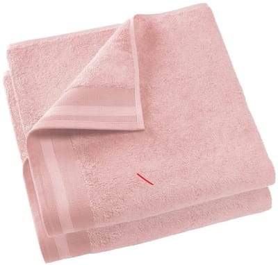 De Witte Lietaer Badhanddoek Contessa Pearl Pink - Set 2 stuks - 70 x 140 cm - Roze - Katoen