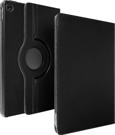 Avizar Hoesje Geschikt voor Lenovo Tab M10 Plus Gen 3 360° Draaibare Standfunctie Horizontaal en Verticaal, Zwart