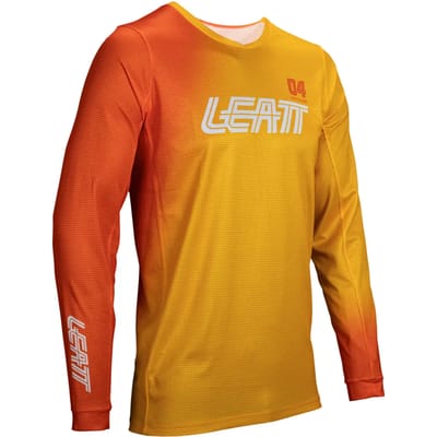 Leatt Ride Kit 3.5 Flame Orange Yellow Motocross Jersey and Pants Set - Maat XL - Shirts