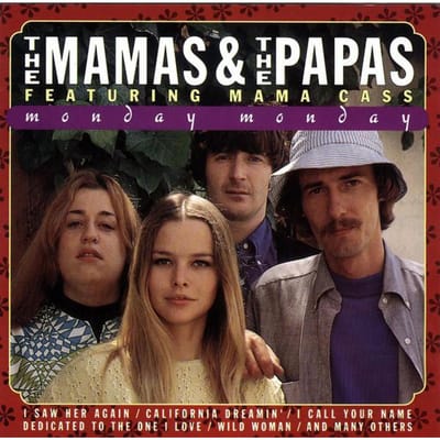 CD MAMAS & PAPAS, CASS ELLIOT - Monday Monday (Herinneren)  RMB75037 Remember 1993 Japan Rock Gebruikt brown