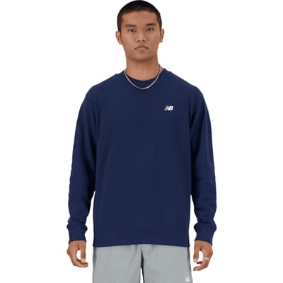 New Balance Nb Crew Neck Sweatshirt In Navy Größe: L | Kaputzenpullis Outlet | Herren | Blau