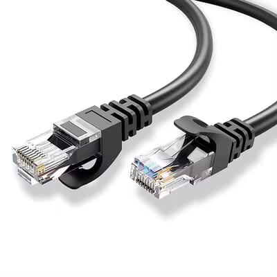 Internetkabel - 1 meter - CAT7 - Ethernet kabel - Netwerkkabel - Zwart - UTP kabel - RJ45 - UTP kabel