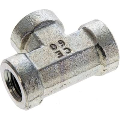 T-koppeling 1/4" NPT Binnendraad Staal Hoge Druk 275bar (3863.75psi)