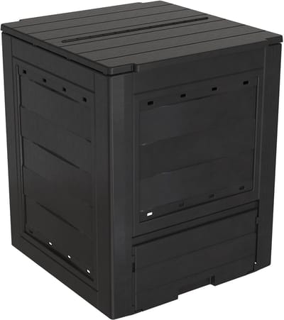 Compostbak Tuin - Afvalbak Composteren - Organisch Afval Verwerken - UV- en Weerbestendig - 60 x 60 x 73 cm