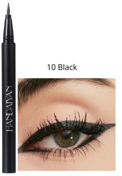 Vivid Metallic Liquid Eyeliner - 10 Black - Waterproof - 0.8ml