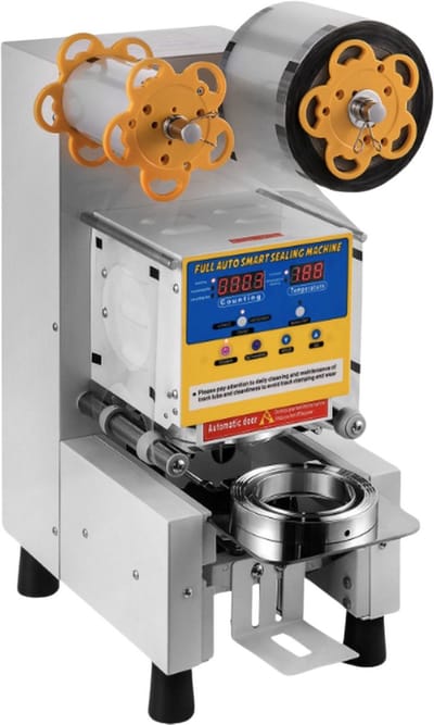 Cup Sealing Machine - Seal apparaat - 220V - 450W - Afdichtmachine voor Bekers - 10-200mm