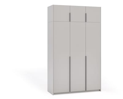 Kledingkast Apollonia I zonder Spiegel 150 x 250 cm (kasjmier, zwarte handgrepen)