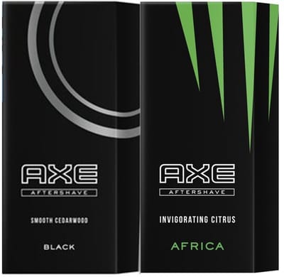 AXE After Shave - MIX - Black & Africa - 2 x 100 ml