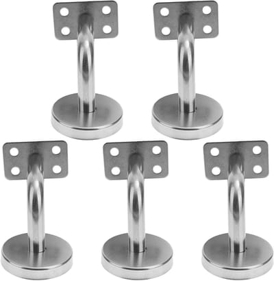 Leuninghouders RVS - Trapleuning Bevestiging - Trap Veiligheid - Hoge Belastbaarheid - 10 Stuks - Zilverkleurig