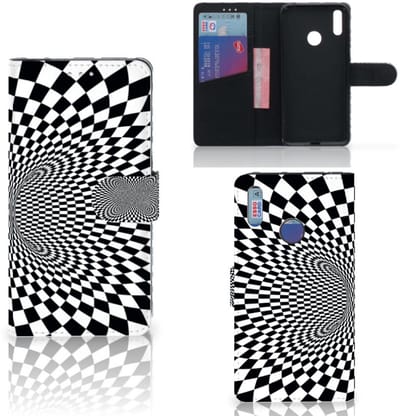 Huawei Y7 (2019) Book Case Illusie