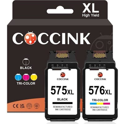Pg-575Xl Cl-576Xl Cartouches D'Encre Remplacement Pour Canon Cartouche 575 576 Xl Pixma Ts3550I Ts3550 Ts3551I Ts3551 Tr4750I[J188]