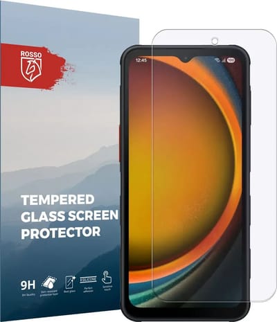 Rosso Screen Protector Geschikt voor Samsung Galaxy Xcover 7 Pro | 9H Tempered Glass | Glasplaatje | Beschermlaag | Beschermglas | 9H Hardheid