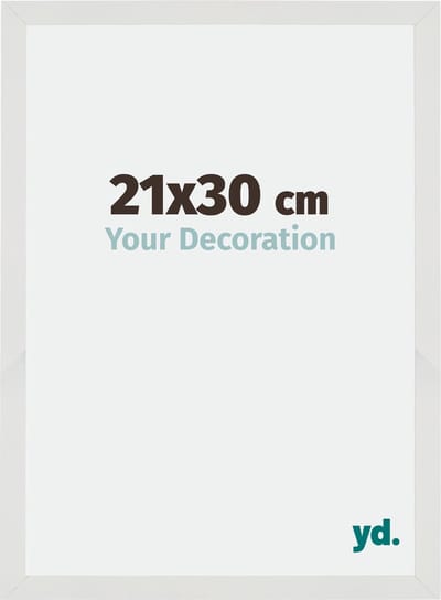Your Decoration - Fotolijst 21x30 cm - MDF - Wit Mat - Mura
