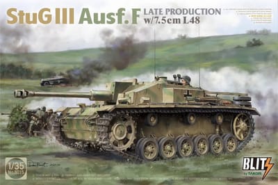 Takom Modelbouwpakket Militaire voertuigen - 8015 StuG III Ausf. F - Late Production w/7.5cm L/48 Plastic - 1:35 - Modelbouw