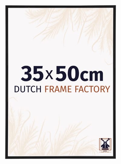 Fotolijst 35x50 cm - Kunststof - Zwart Mat - Angers