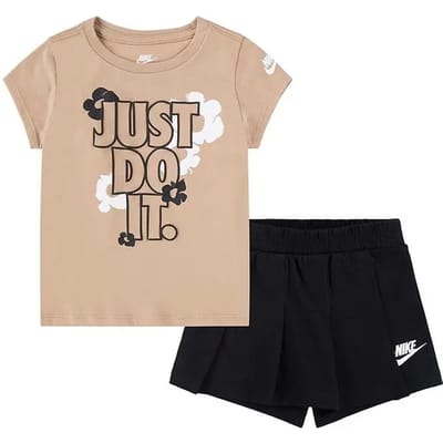 Meisjes t-shirt en rok set Nike Floral
