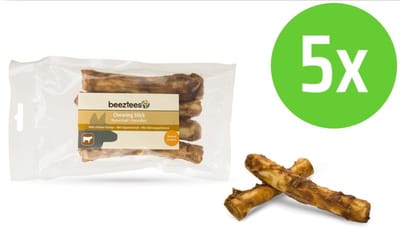 Beeztees Kauwstaaf - hondensnack - Kip - 12,5 cm - 85-90 gram - 5 Verpakkingen