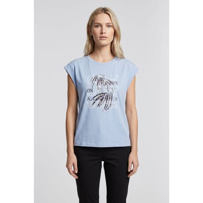 s.Oliver T-shirts Light Blue Größe: 34 | Hemden Outlet | Damen | Blau