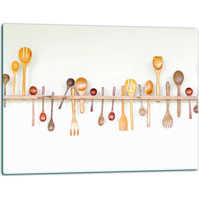 TMK ArtDeko - Snijplank van Glas - 52x40 cm - Inductiegeschikt - Beschermend