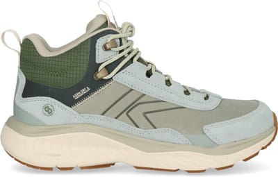 Keen - Leiki Mid Leather Dames Wandelschoenen Iceberg Green/Bronze Green - Maat 38