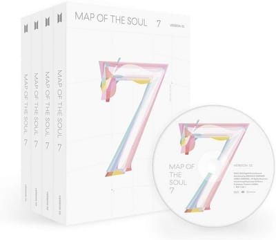 MAP of The Soul: 7 Album met Gevouwen Poster en Extra Fotokaarten
