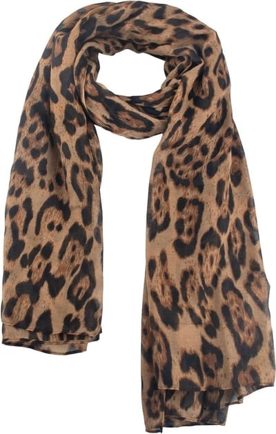 Elegante Chiffon Sjaal voor Vrouwen, Tijdloos en Veelzijdig Ontwerp, 90 x 180 cm, Perfect voor Feestelijke Gelegenheden, Modeaccessoire in Beige en Zwart